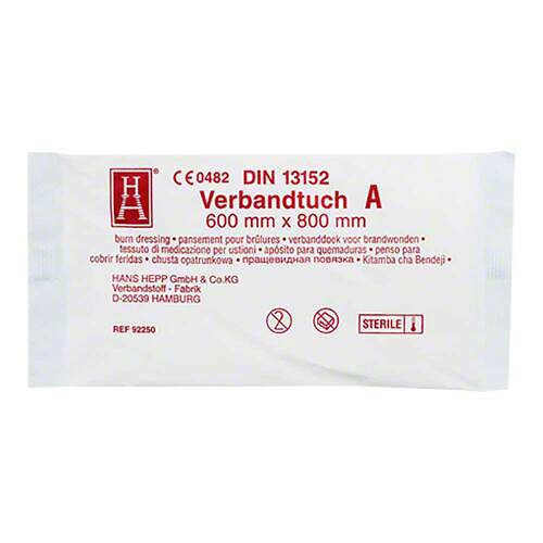 Brandwunden Verbandtuch Gr&ouml;&szlig;e A - 1