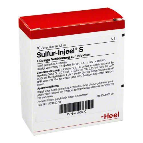 Sulfur Injeel S Ampullen - 1