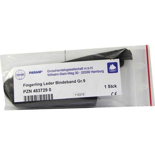 Fingerling Leder Gr&ouml;&szlig;e 9 mit Bin - 1