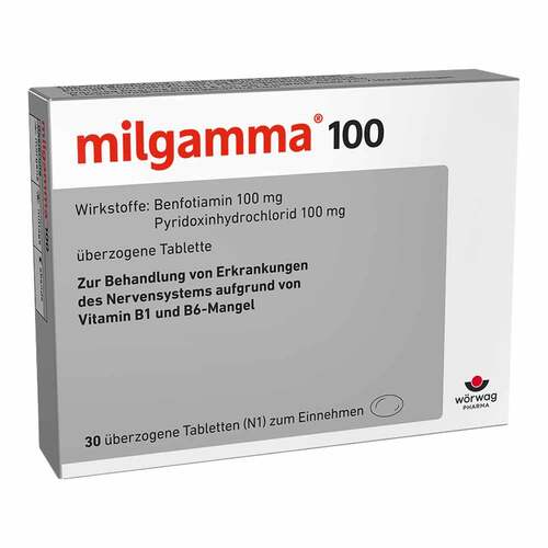 milgamma® 100 mg Vitamin B1 + Vitamin B6 Tabletten - 1