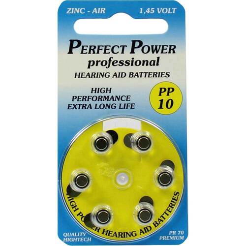 Batterien f&uuml;r H&ouml;rger&auml;te Power PP 10 - 1