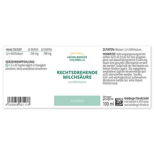 Rechtsdrehende Milchs&auml;ure - 2
