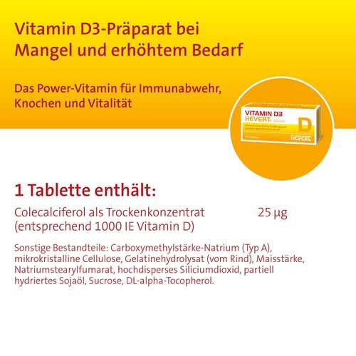 Vitamin D3 Hevert Tabletten - 2