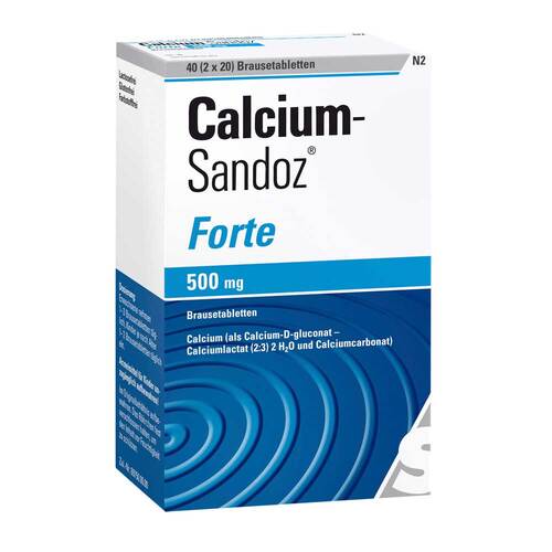 Calcium Sandoz forte Brausetabletten - 1