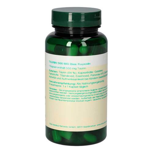 Taurin 500 mg Bios Kapseln - 2