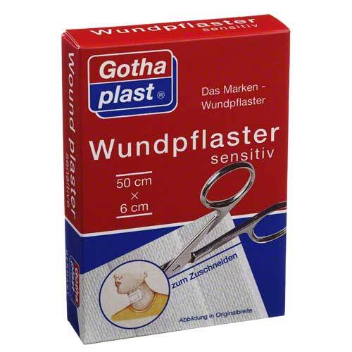 Gothaplast Wundpflaster sensitiv 6x50 cm geschnitten - 1