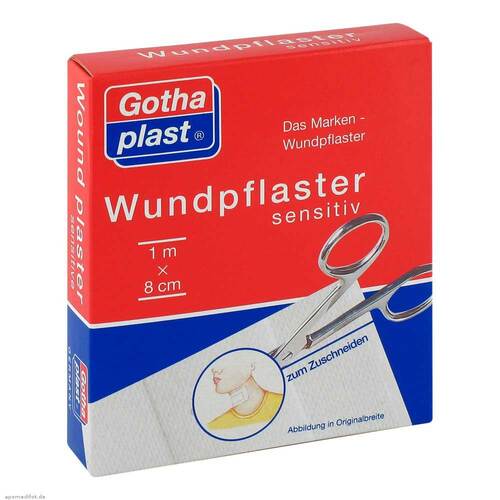 Gothaplast Wundpflaster sensitiv 8 cm x 1 m geschnitten - 1