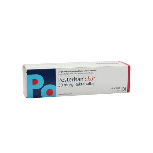 POSTERISAN® akut 50 mg/g Rektalsalbe mit Analdehner - 1