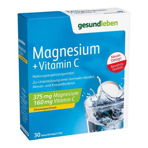 Gesund Leben Magnesium + Vitamin C Brausetabletten - 1