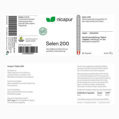 Nicapur Selen 200 Kapseln - 3