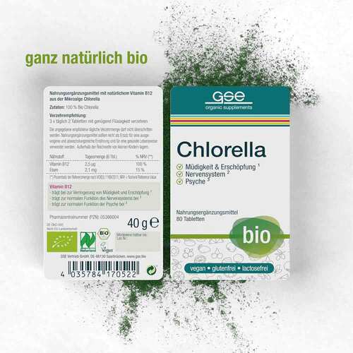 Chlorella 500 mg Bio Naturland Tabletten - 2