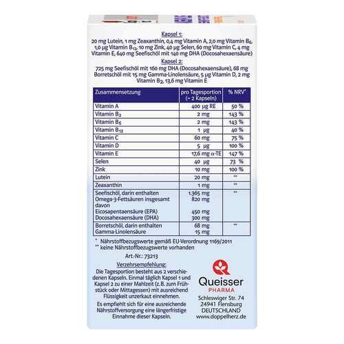 Doppelherz System Augen Plus Sehkraft +Schutz Kapseln - 2