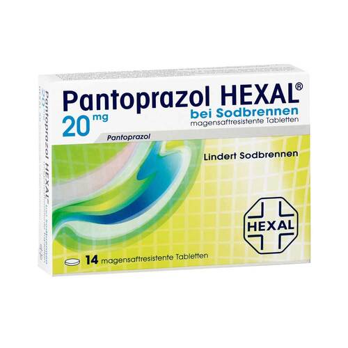 Pantoprazol Hexal b.Sodbrennen magensaftresistent Tabletten - 1