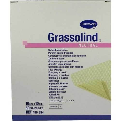 Grassolind Salbenkompressen 10x10cm steril - 1
