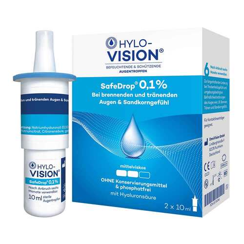 Hylo-Vision®  Safedrop 0,1% Augentropfen - 1