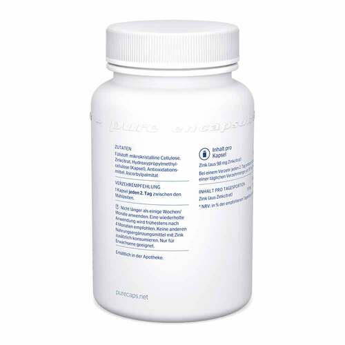 Pure Encapsulations Zink Zinkcitrat Kapseln - 3