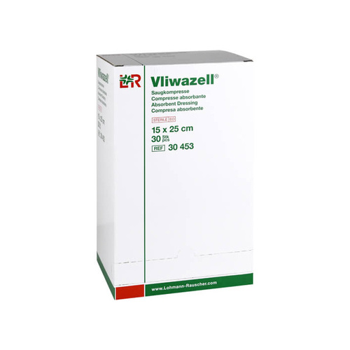 Vliwazell Kompressen 15x25cm steril - 1