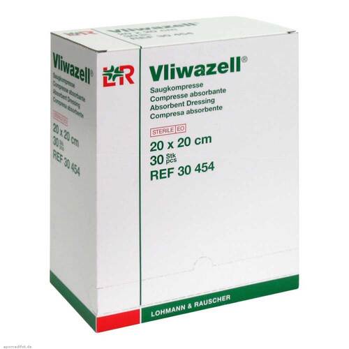 Vliwazell Kompressen 20x20cm steril - 1
