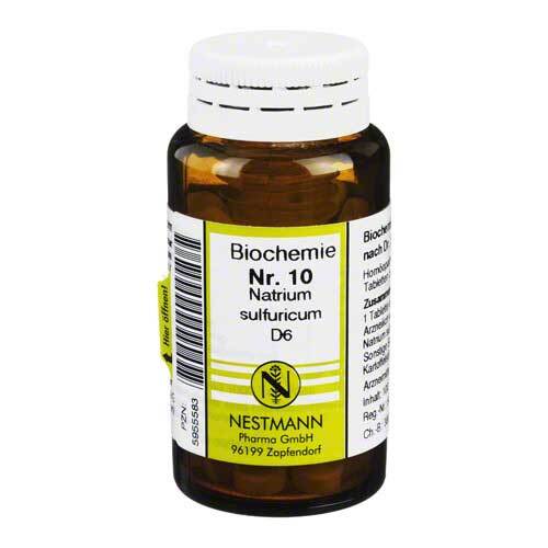 Biochemie 10 Natrium sulfuricum D 6 Tabletten - 1