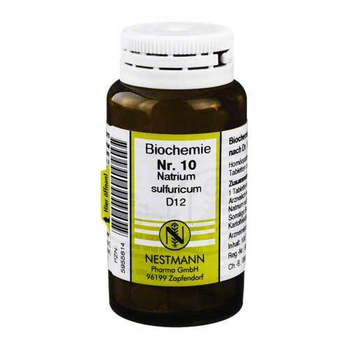 Biochemie 10 Natrium sulfuricum D 12 Tabletten - 1