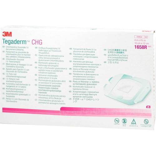 Tegaderm 3M Chg i.v. Fixierband 10x12cm 1658R - 1