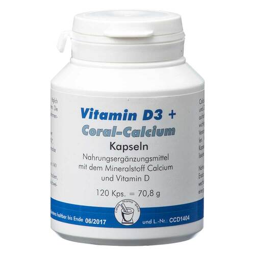 Vitamin D3 + Coral Calcium Kapseln - 1