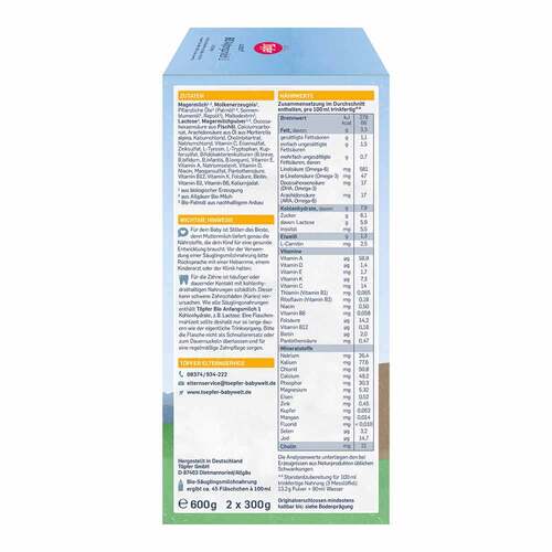 T&ouml;pfer Lactana Bio 1 Pulver - 3