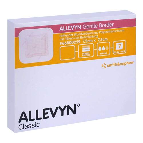 Allevyn Gentle Border 7,5x7,5 cm Verband - 1