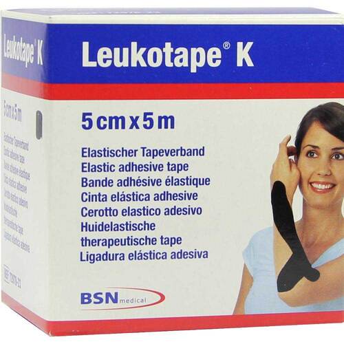Leukotape K 5cm schwarz - 1
