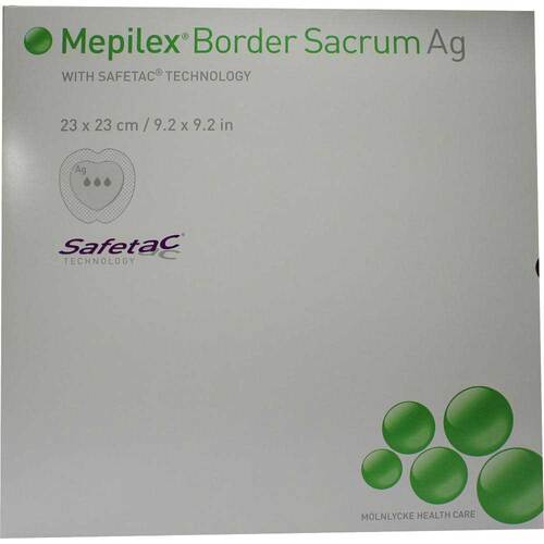 Mepilex Border Sacrum Ag Verband 23x23cm - 1