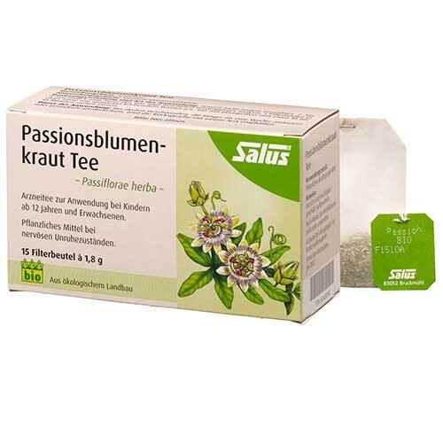 Passionsblumenkraut Tee Passifllorae her.bio Salus - 1