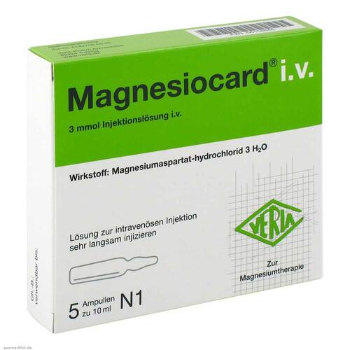 Magnesiocard i.v. Injektionsl&ouml;sung - 1