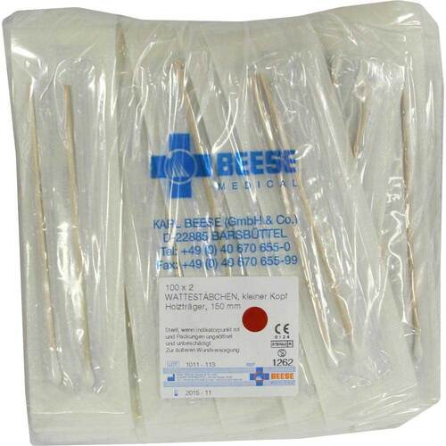 Wattetr&auml;ger steril kleiner Kopf 15cm 1262 - 1