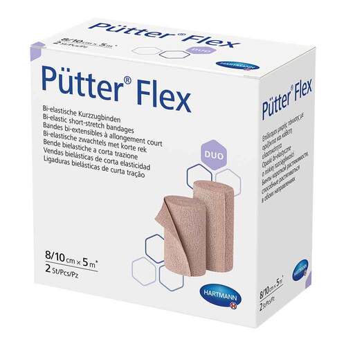 P&uuml;tterflex Duo Binde 8 cm / 10 cm x 5 m - 1