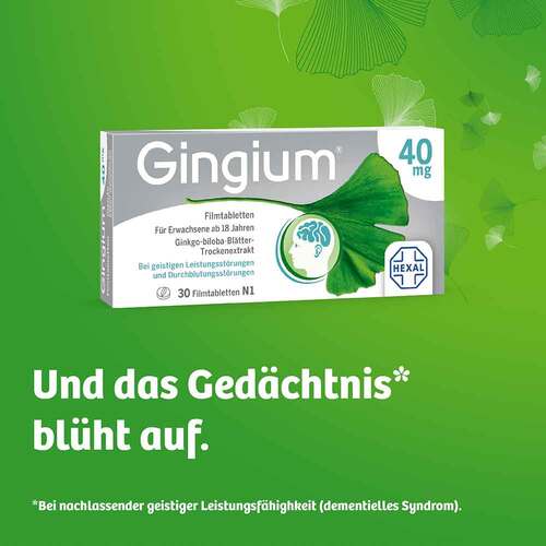 Gingium 40 mg Filmtabletten - 3
