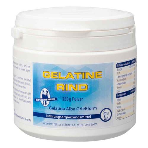 Gelatine Rind Pulver Dose - 1
