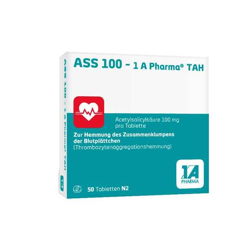 ASS 100 1A Pharma TAH Tabletten - 1