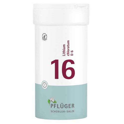 Biochemie Pfl&uuml;ger 16 Lithium chloratum D 6 Tabletten - 1