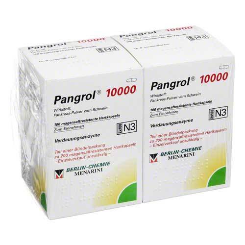 Pangrol 10000 Hartkapseln mit magensaftresistent &uuml;berzogene Pell. - 1