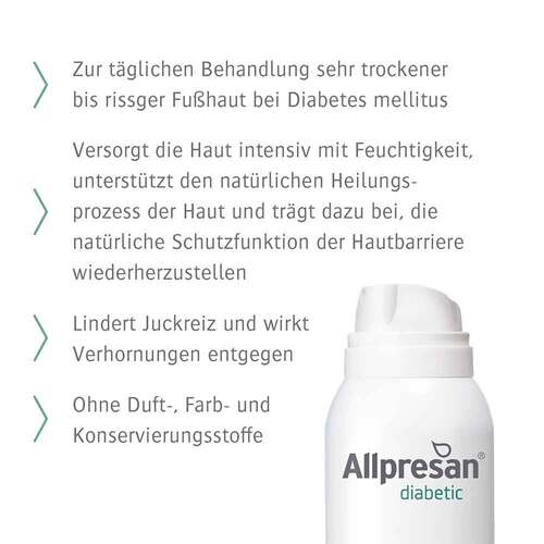 Allpresan diabetic Fu&szlig; Intensiv Schaum - 3