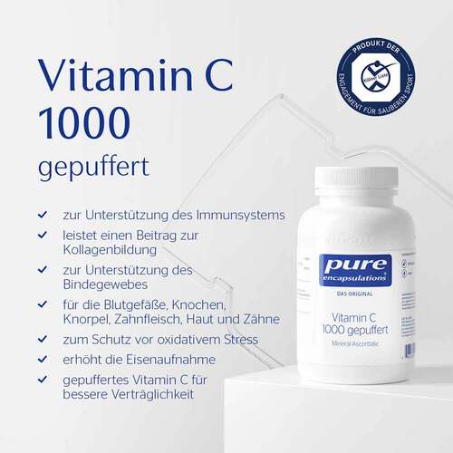 Pure Encapsulations Vitamin C 1000 gepuffert Kapseln - 2