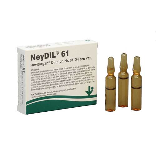 Neydil Nr.61 Revitorgan Dil.D 4 pro vet. Ampullen - 1
