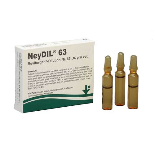 NeyDIL® Nr. 63 Revitorgan® D4 pro vet. Ampullen - 1