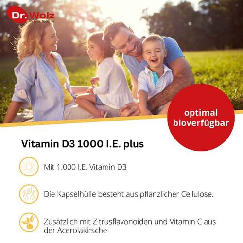 Vitamin D3 1000 I.E. plus Dr. Wolz Kapseln - 3