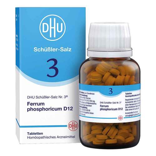 DHU Sch&uuml;&szlig;ler-Salz Nr. 3 Ferrum phosphoricum D12 Tabletten - 1