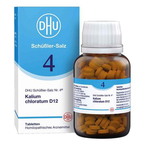 DHU Sch&uuml;&szlig;ler-Salz Nr. 4 Kalium chloratum D 12 Tabletten - 1