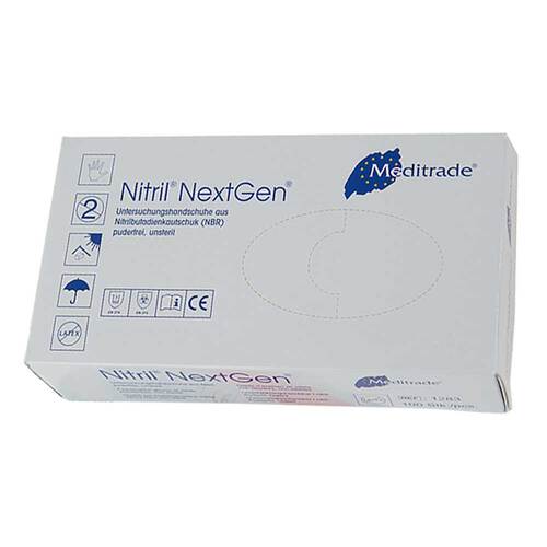 Nitril Einmal Handschuhe puderfrei gro&szlig; - 1