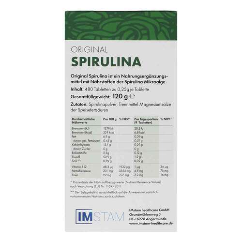 Original Spirulina Tabletten - 8