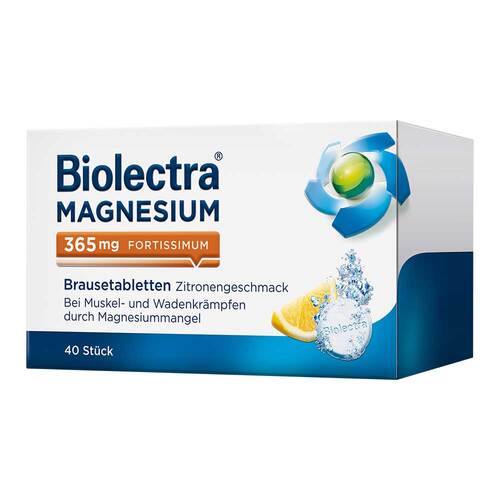 Biolectra® MAGNESIUM 365 mg fortissimum Brausetabletten Zitronengeschmack - 1