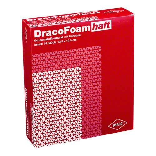 Dracofoam Haft Schaumstoff Wundauflage 12,5x12,5cm - 1